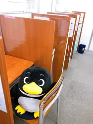 自習室開放中です！